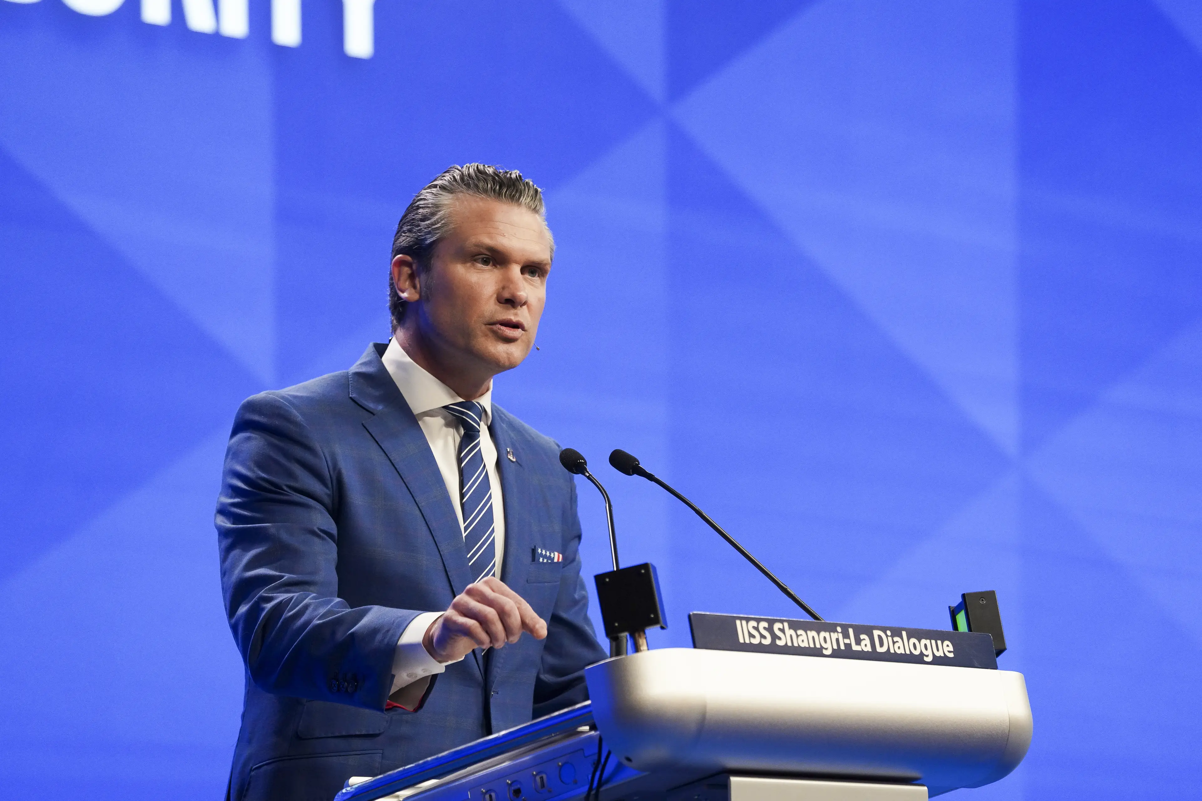 Pete Hegseth warned China wanted more control in the region and could invade Taiwan(Ore Huiying/Bloomberg via Getty Images)