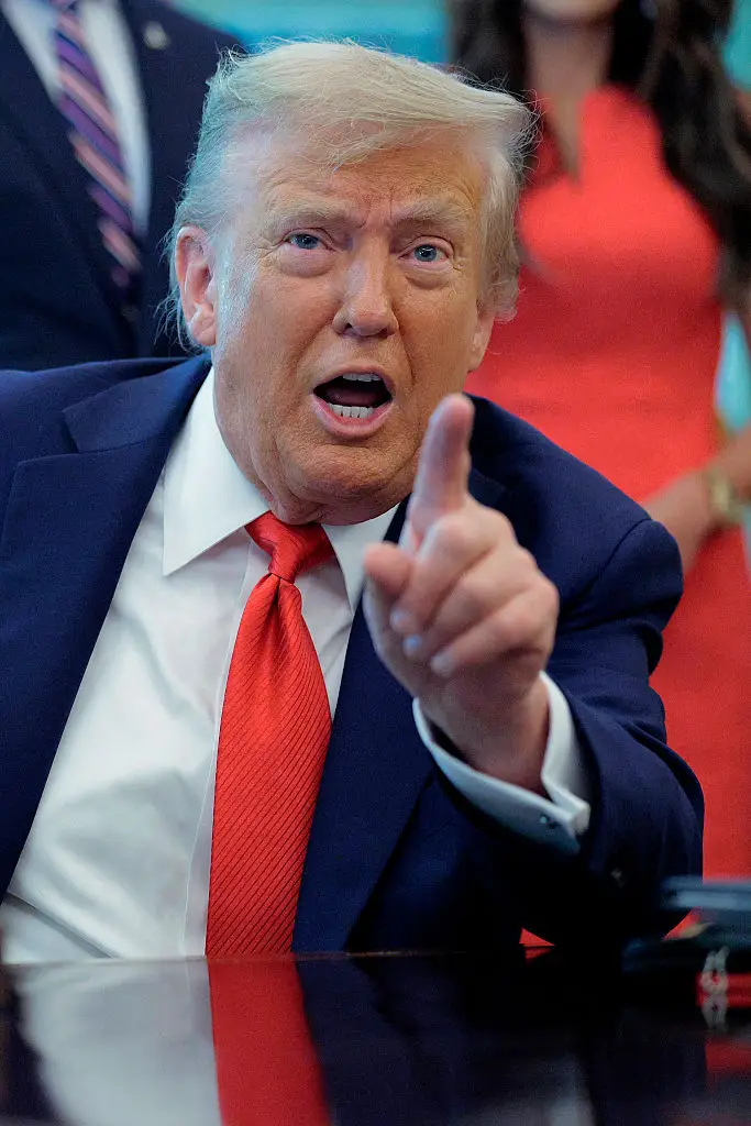 President Donald Trump has labeled his critics 'stupid people' after questions were raised over his administrations decision to become a stakeholder in Intel (Chip Somodevilla/Getty Images)