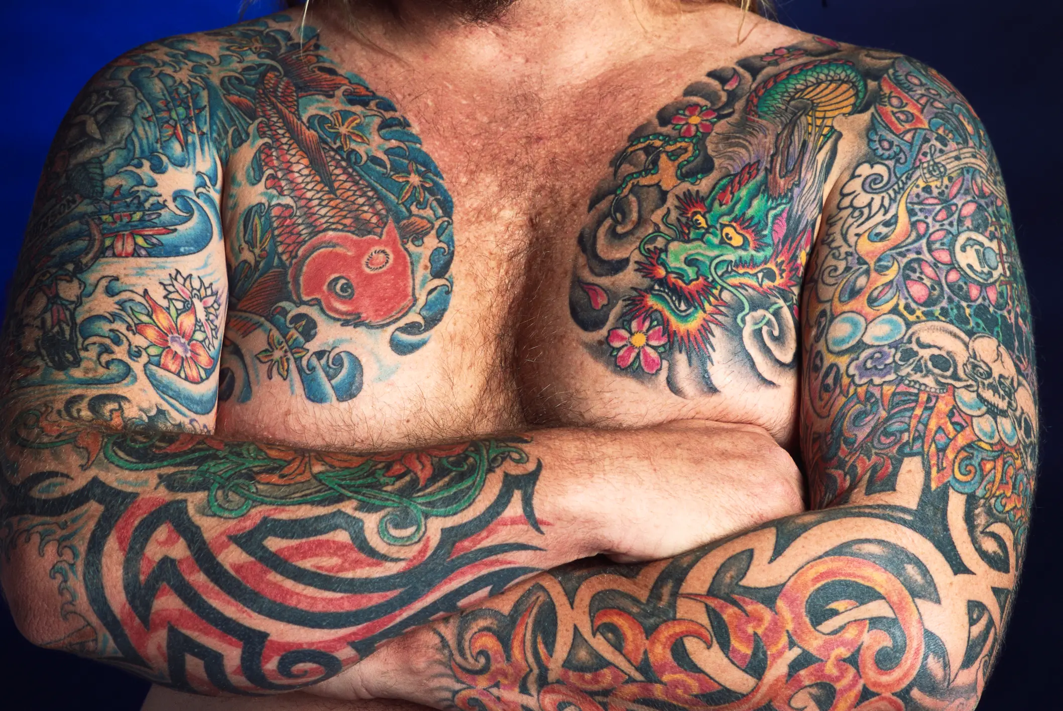 Tattoos may change in appearance as the body decomposes after death. (Getty Stock Image)
