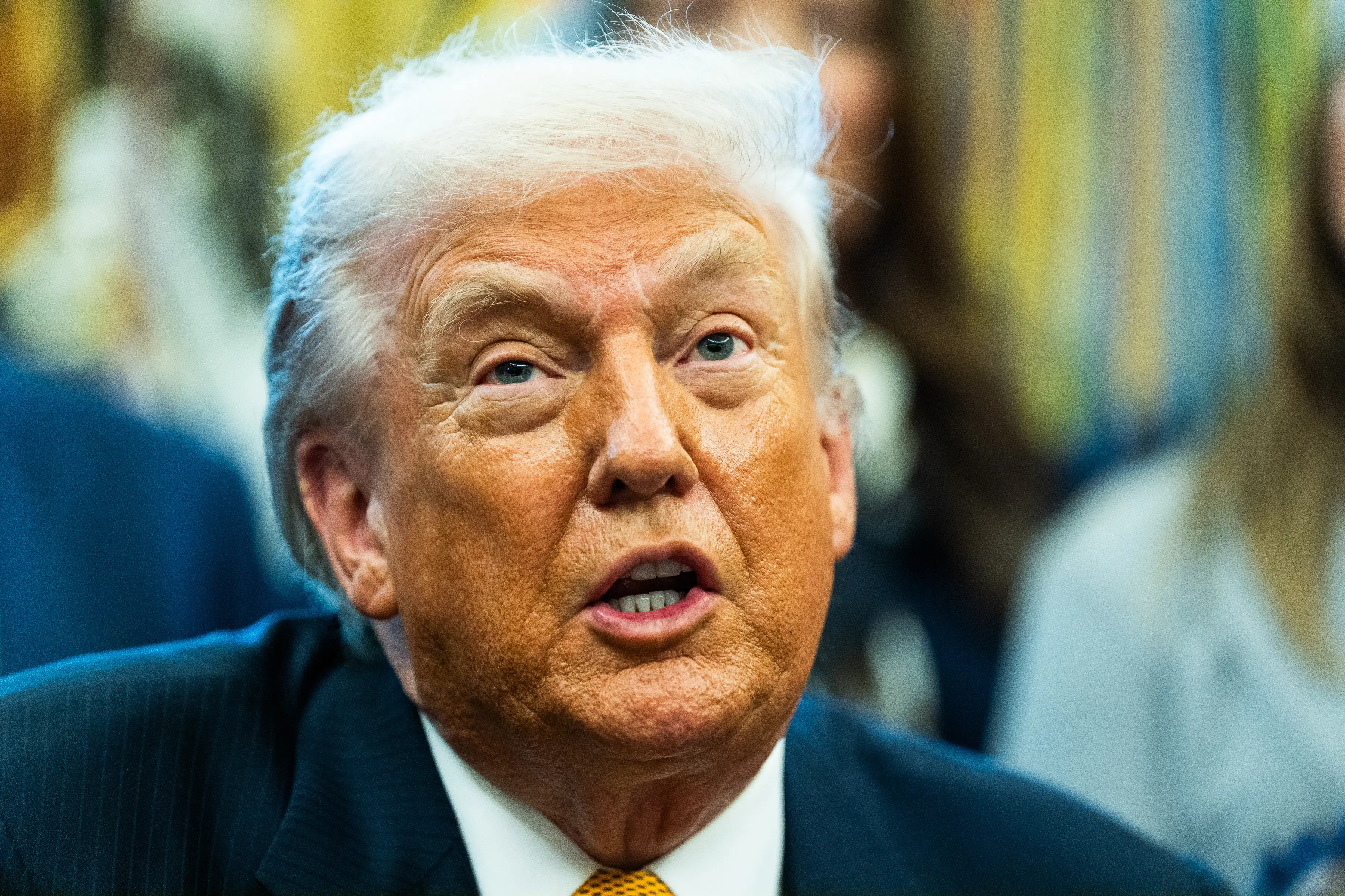 The US president met with María Corina Machado on Thursday (Demetrius Freeman/The Washington Post via Getty Images)