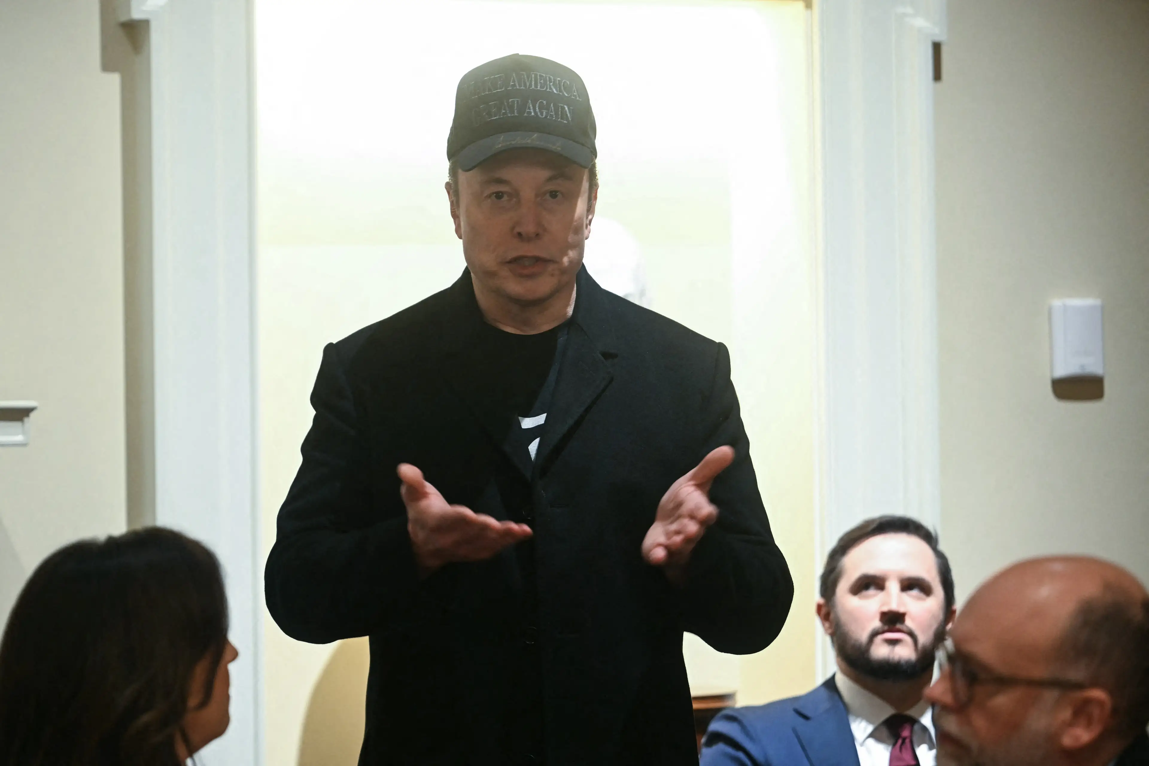 Riveting stuff (Andrew Harnik/Getty Images) 