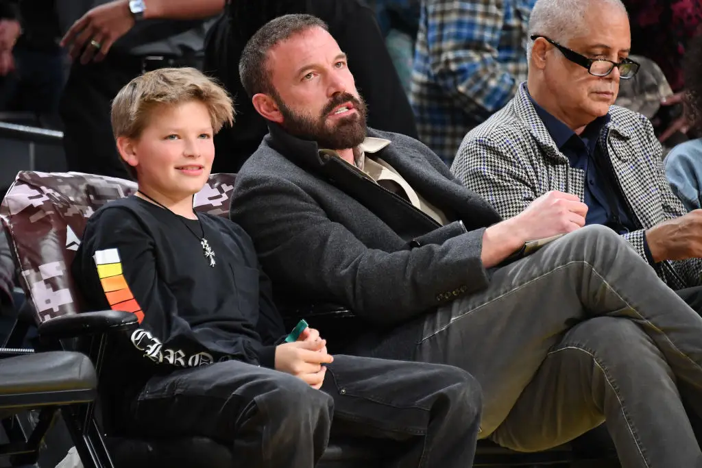 Ben and his son Samuel went viral (Allen Berezovsky/Getty Images)