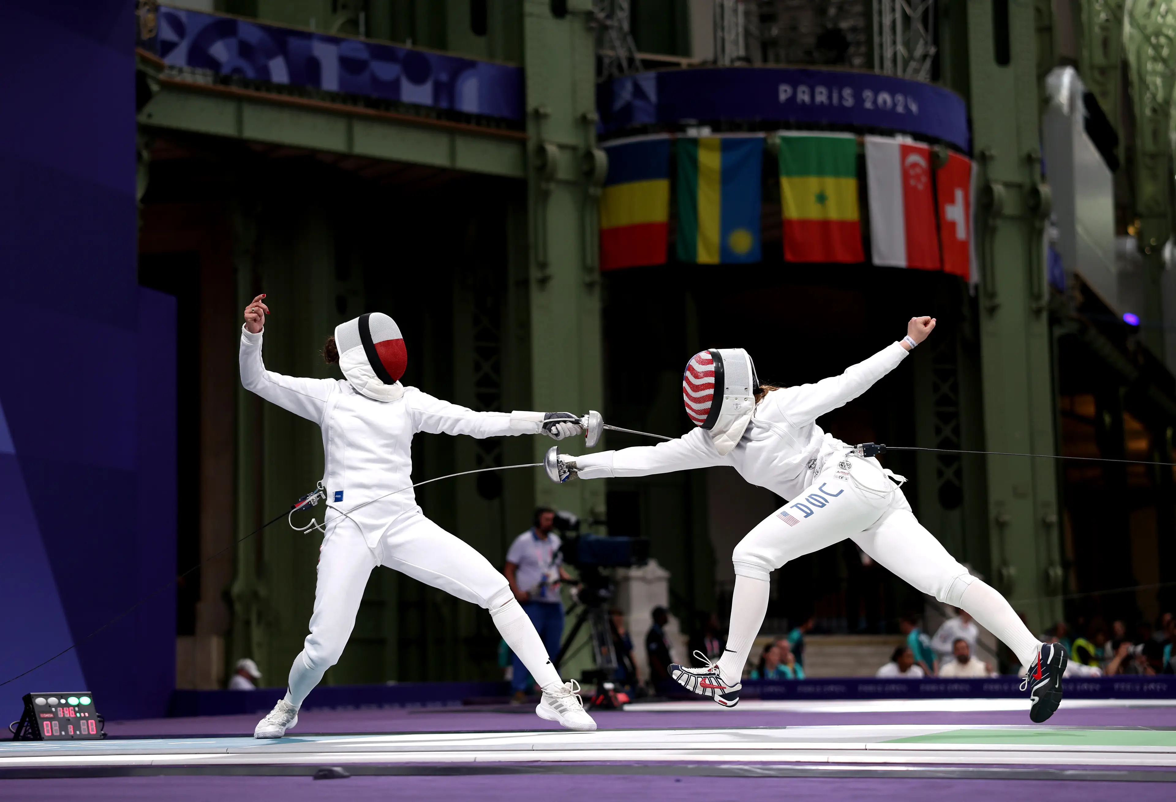 Fencing is an amazing sport! (Elsa/Getty Images)