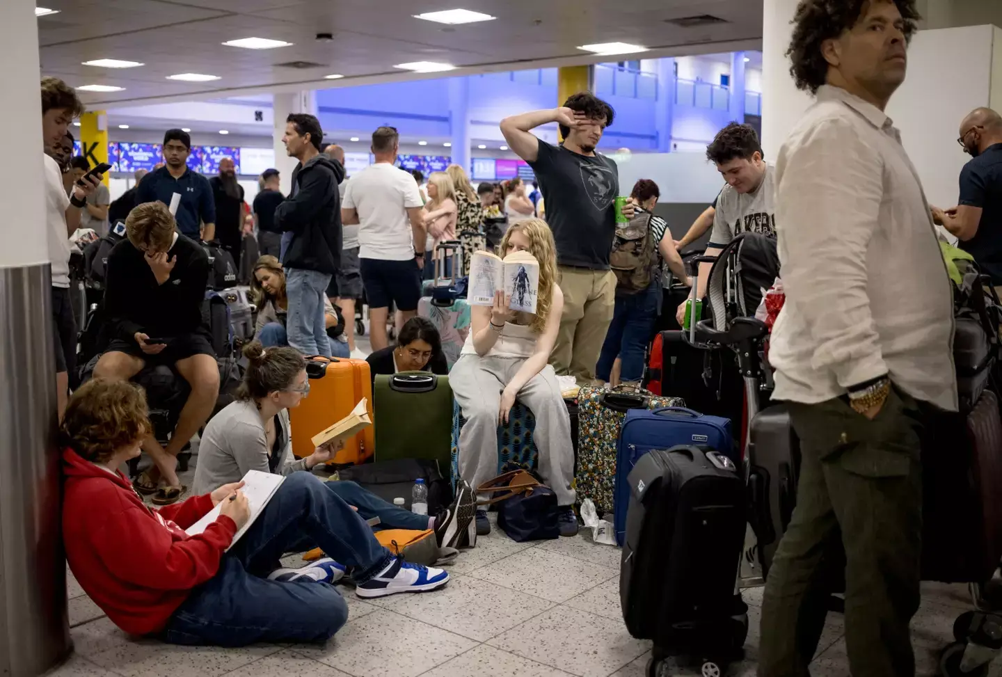 The IT issues meant airports around the world were thrown into chaos. (Jack Taylor/Getty Images)