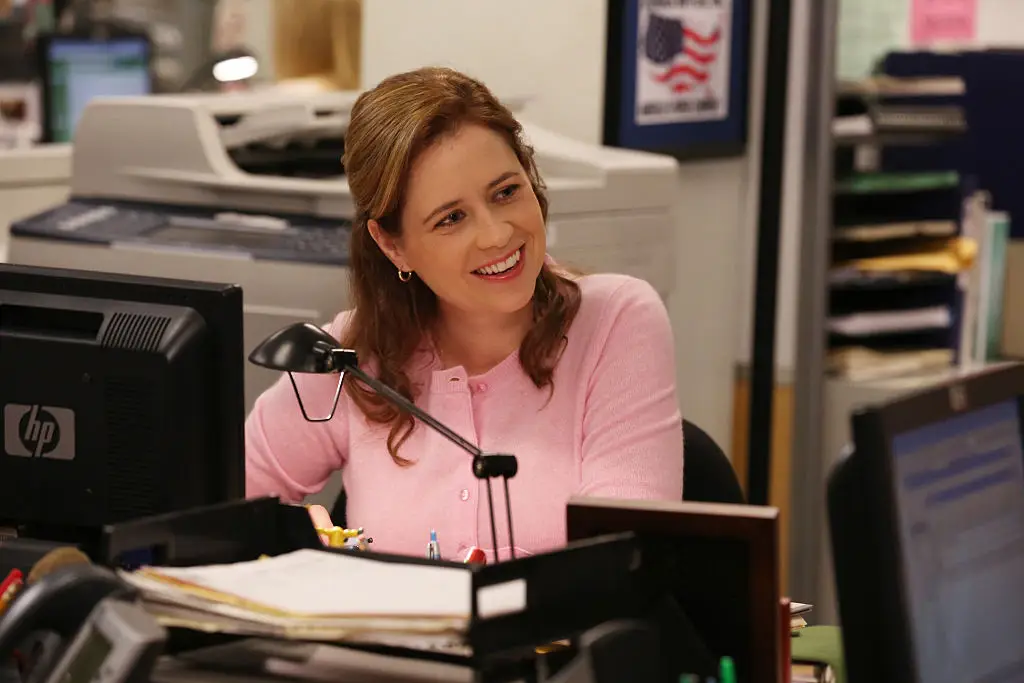 Fischer as Pam in The Office (Byron Cohen/NBCU Photo Bank/NBCUniversal via Getty Images via Getty Images)