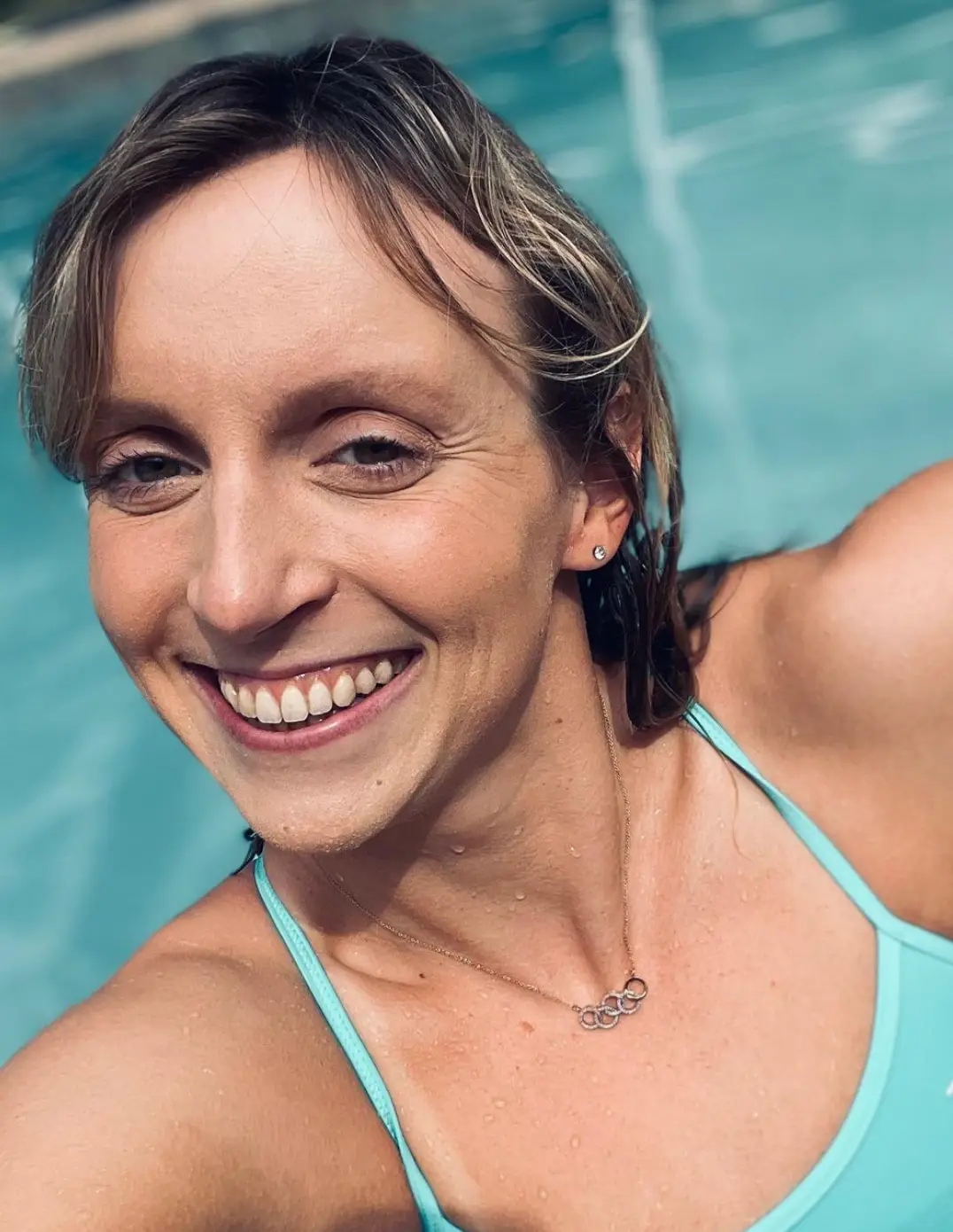 She is the most decorated US female Olympian of all time with 14 medals to date. (Instagram/@katieledecky)