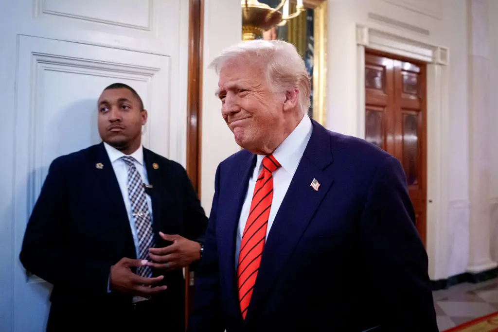 President Donald Trump signed an executive order last month to prevent the transgender people from taking part in women's sports (Andrew Harnik/Getty Images)