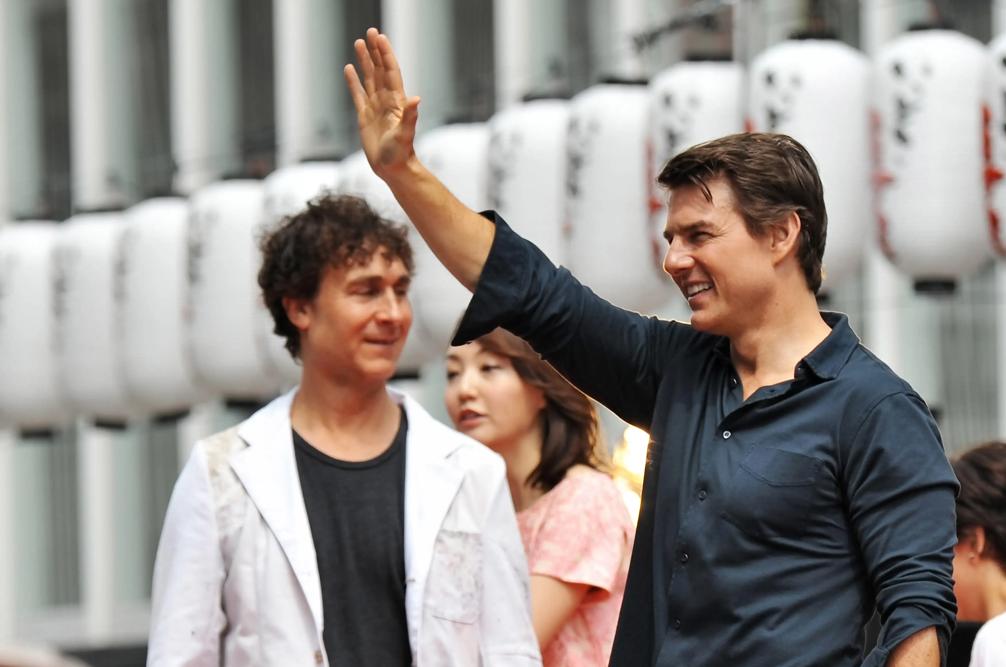 Tom Cruise and Doug Liman. (Alamy)