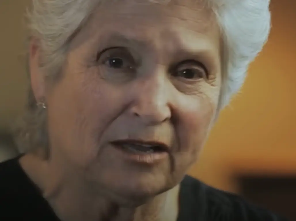 Margaret looked back on her time with Peter later in life (BBC)