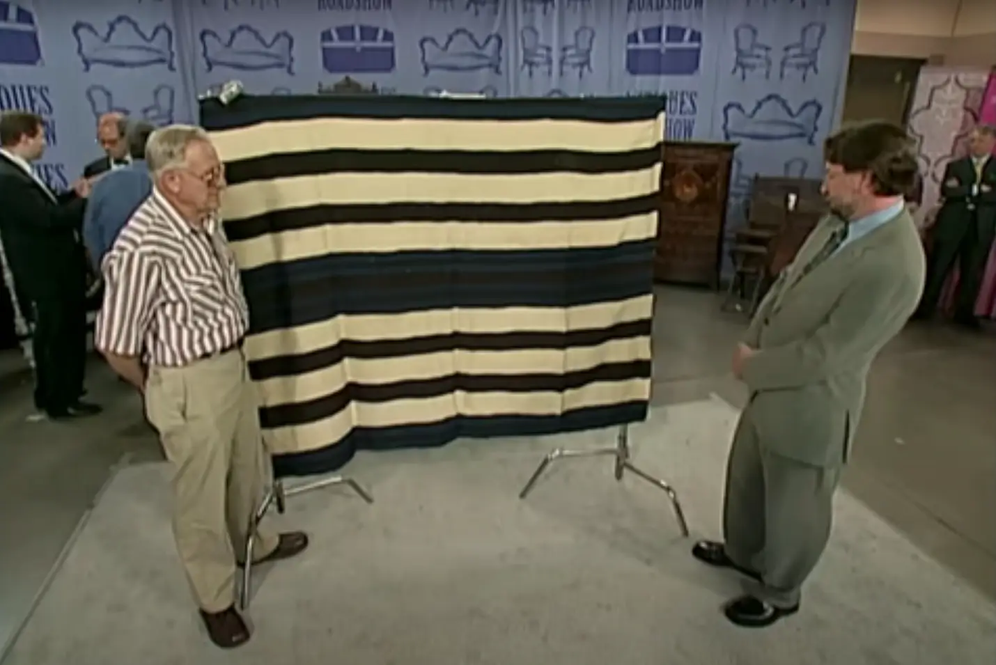 Ted had no idea the blanket was worth so much (YouTube/Antiques Roadshow PBS)