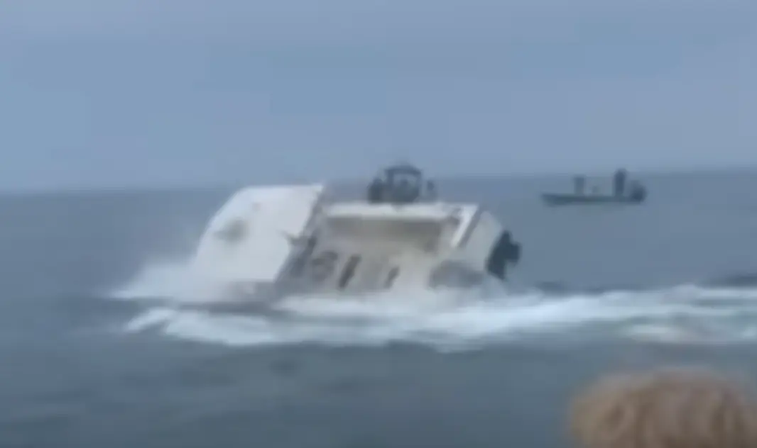 The fishermen were thankfully not harmed. (CBS Boston/Colin Yager)