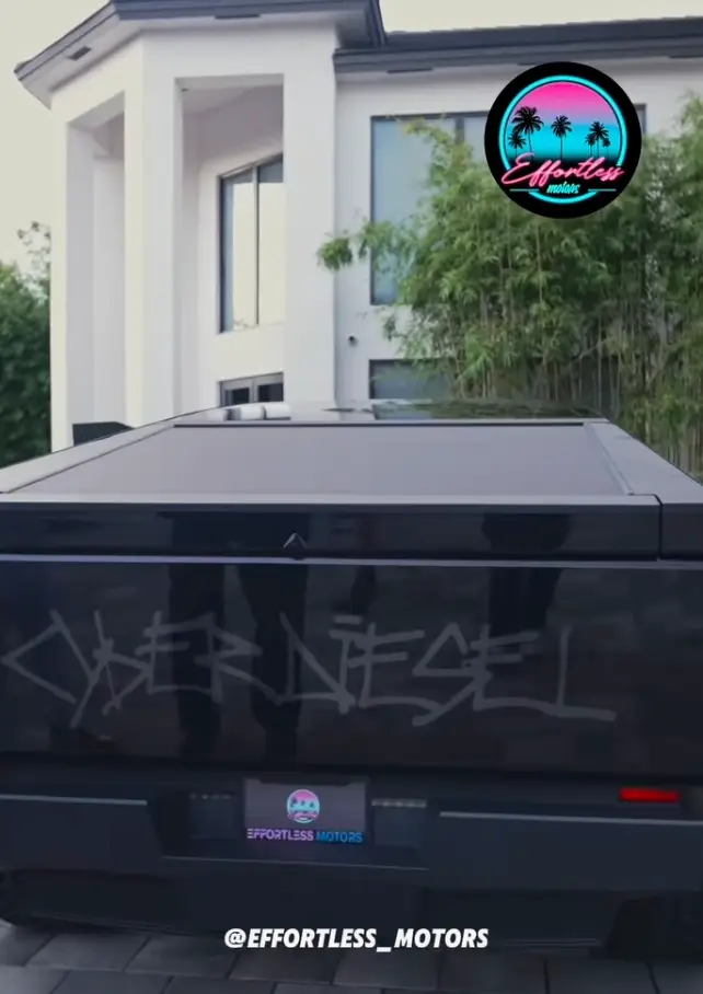 Shaq's 'Cybertruck Beast' (Instagram/ @effortless_motors)