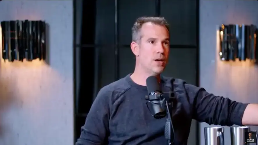 Dr Chris van Tulleken is a leading BBC science presenter. (YouTube/The Diary of a CEO)