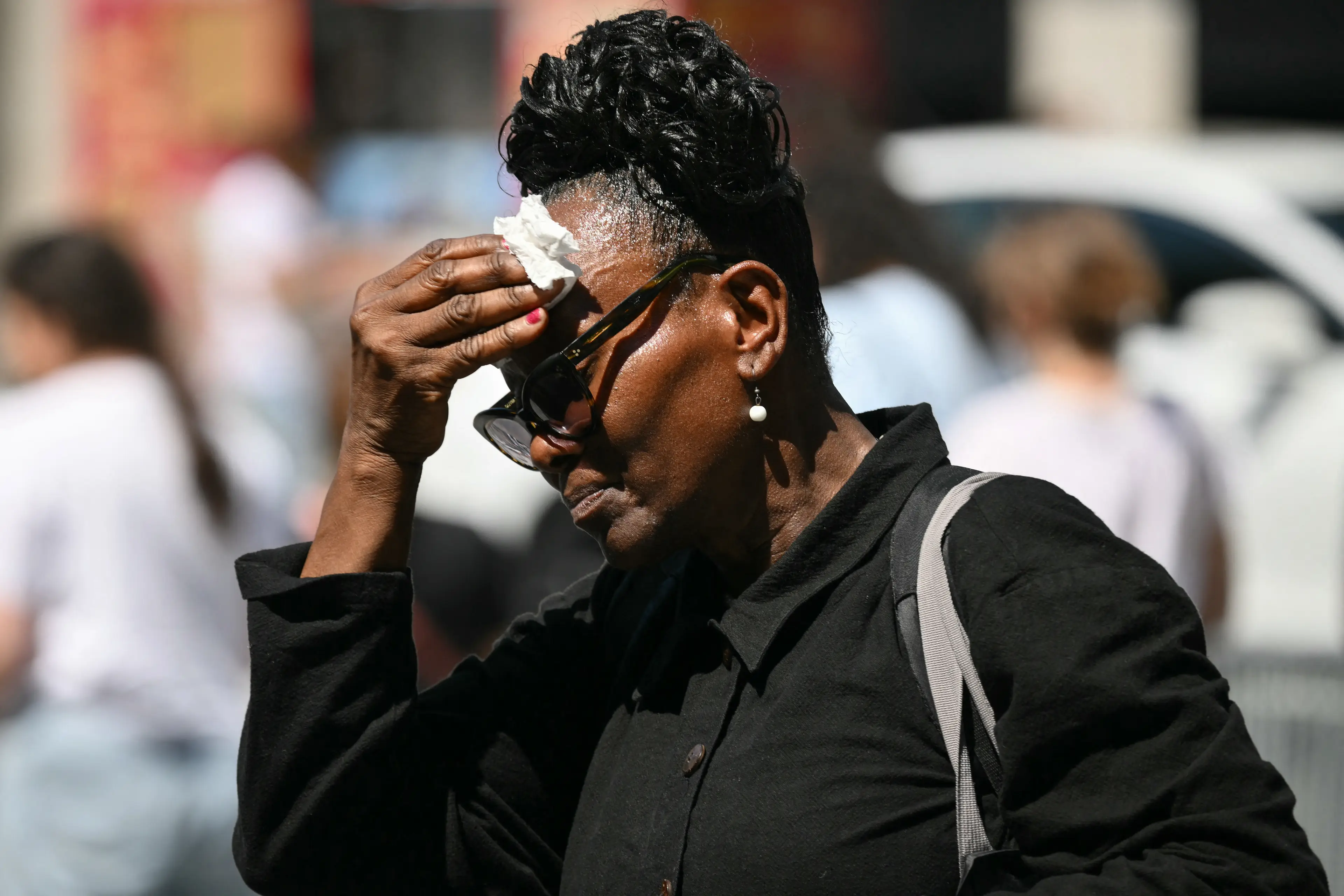 A heatwave has been surging through the US (ANGELA WEISS / AFP via Getty Images)