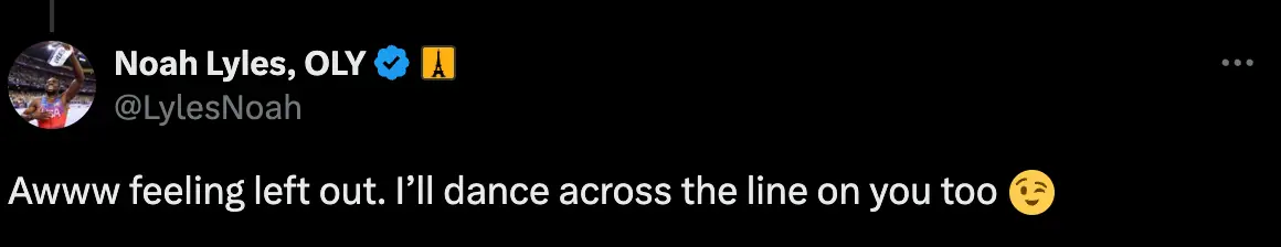 Lyles hit back at Hill's response (X/@LylesNoah)