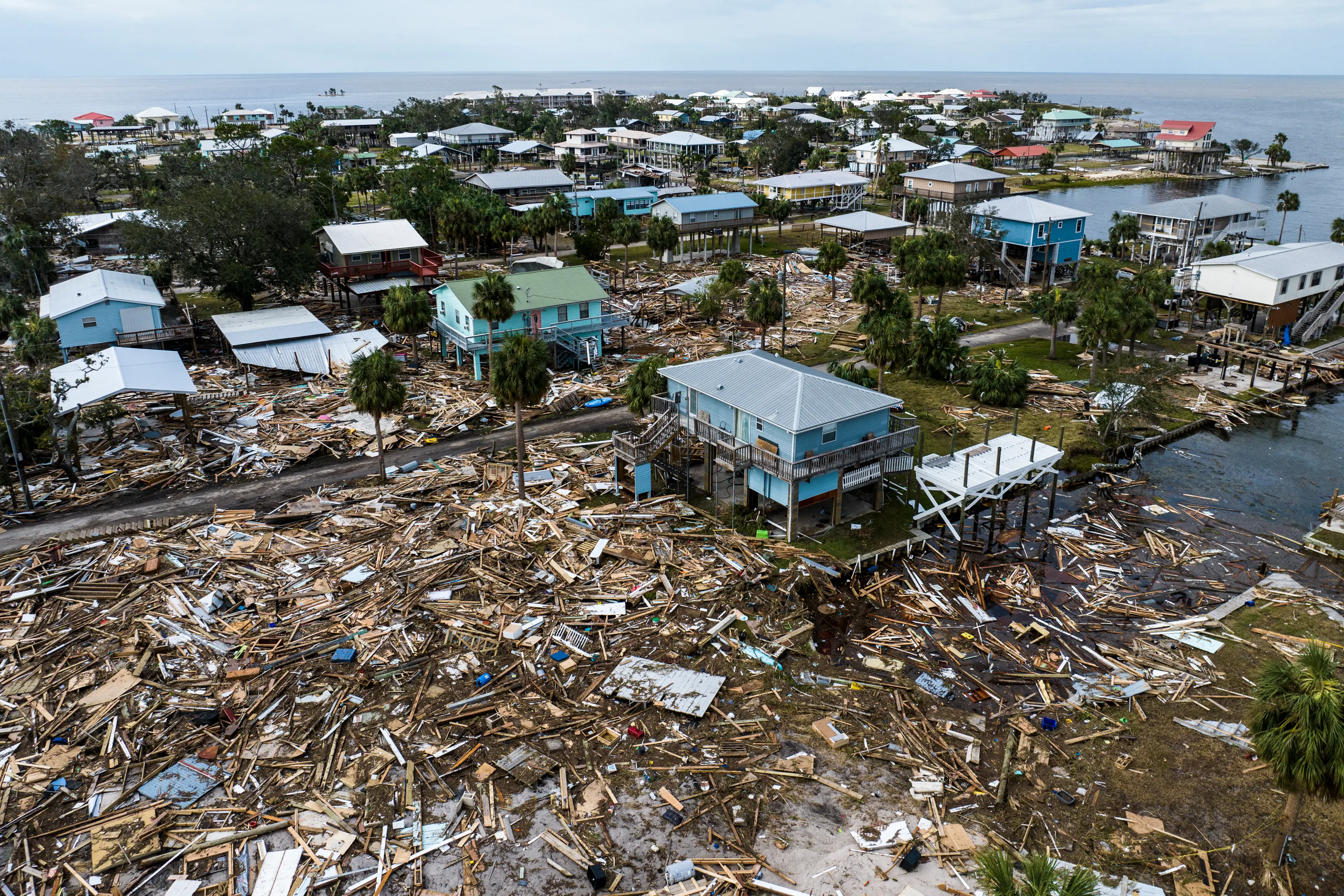 The hurricane has impacted six states (CHANDAN KHANNA/AFP via Getty Images)