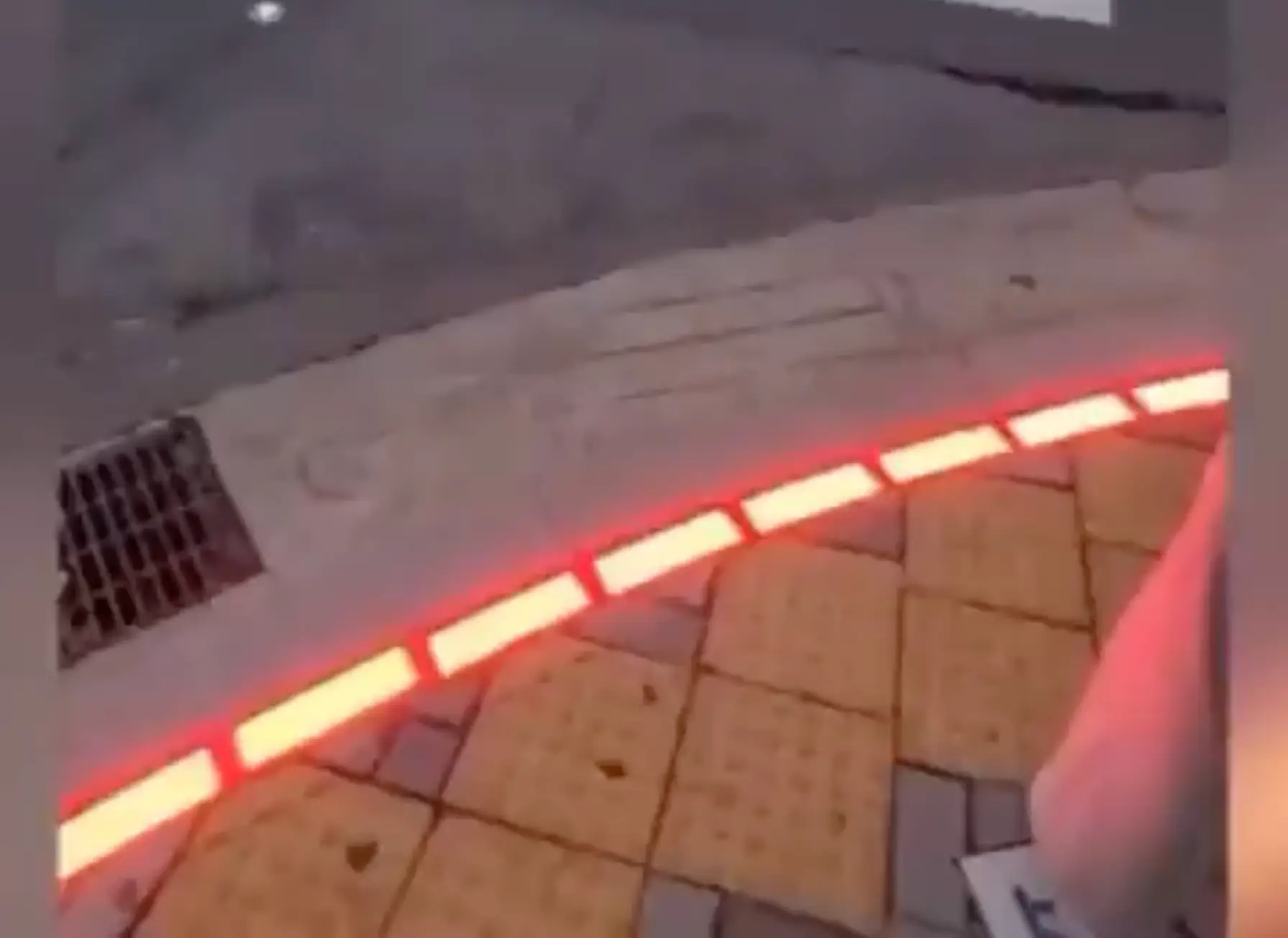 The lights when they're red.