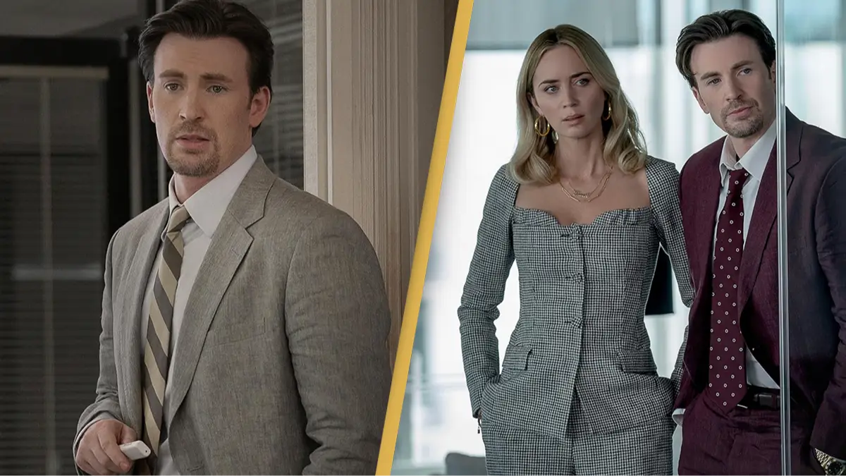 ‘Gritty’ Netflix true story with Chris Evans and Emily Blunt is being compared to Wolf of Wall Street