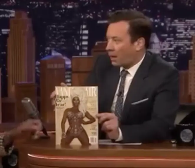 A look of horror came over Fallon. (The Tonight Show starring Jimmy Fallon)