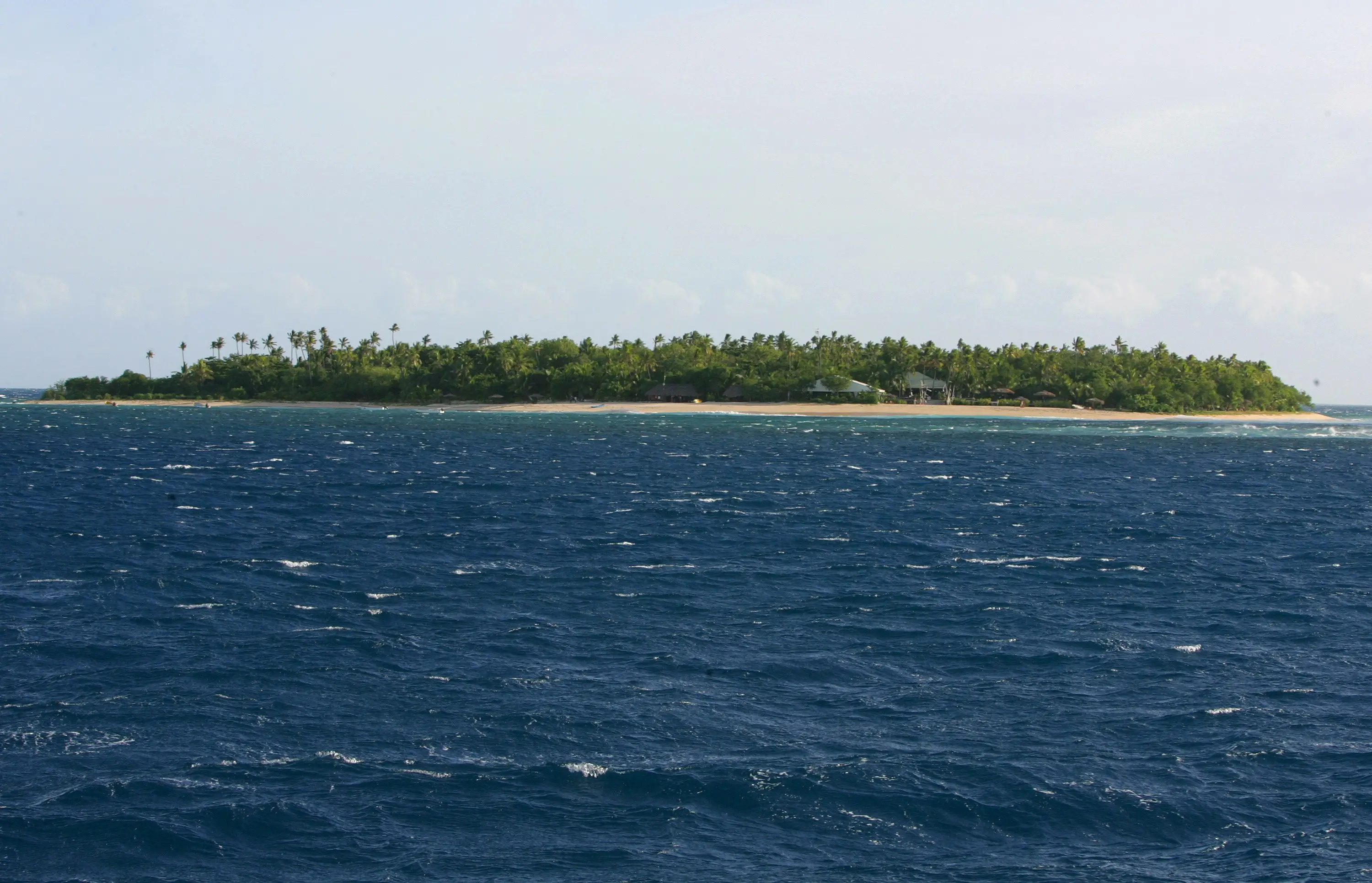 Tavarua Island in Fiji, pictured, is located in the South Pacific, literally thousands of miles away from Little St James in the Caribbean (Mark Epstein/Getty Images)