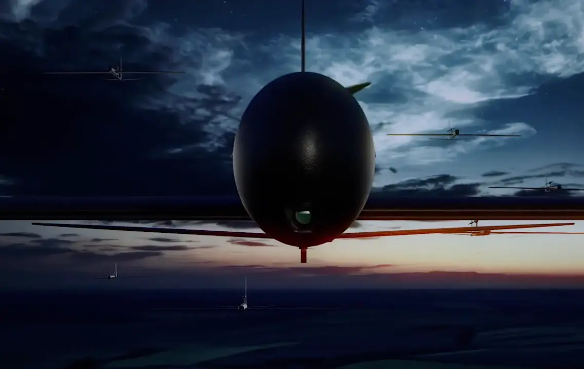 The drone can be launched in minutes and travel at speeds of 100 mph(AV)