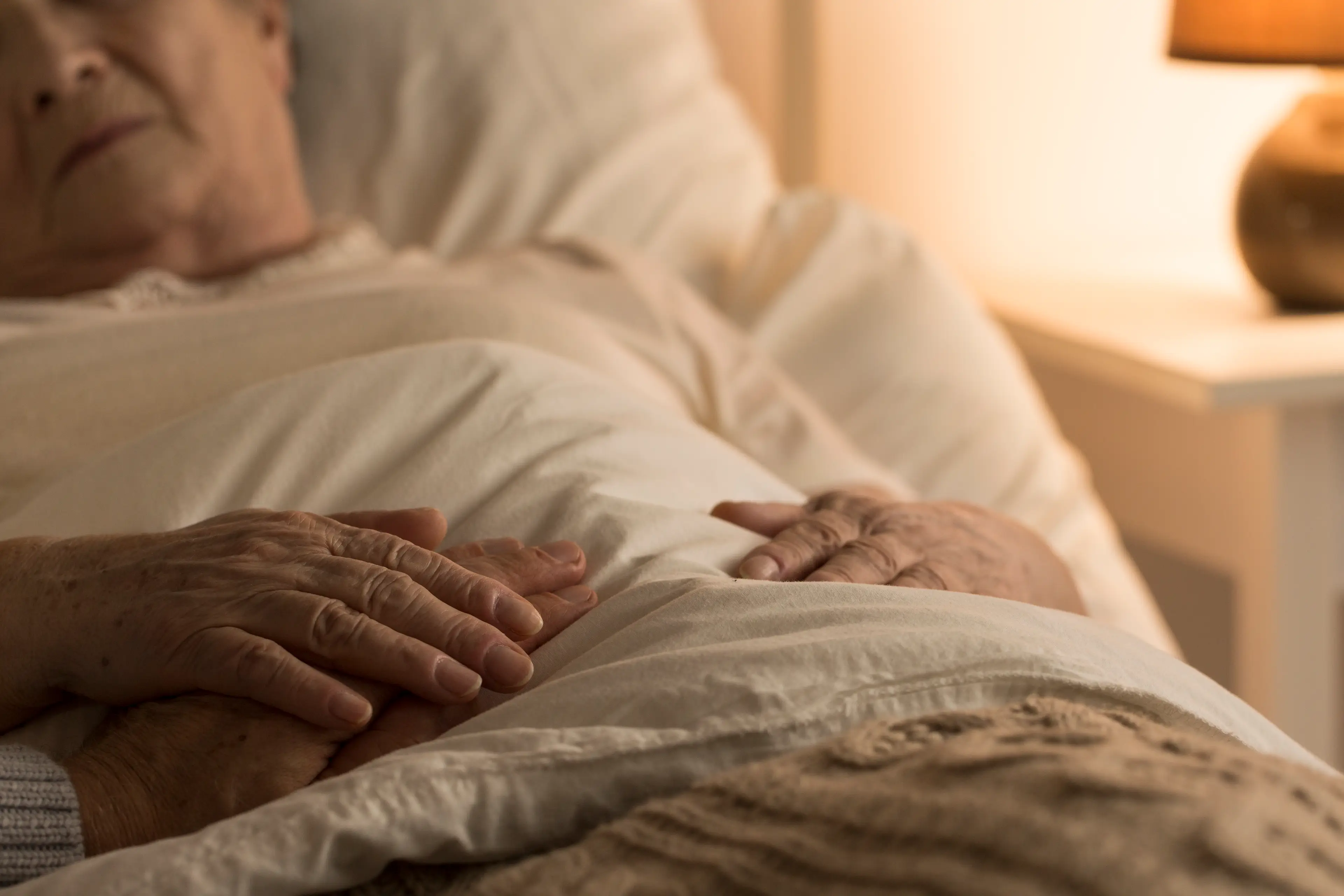 The nurse is trying to educate people on hospice care (Getty Stock Image) 
