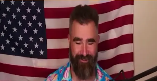 Jason Kelce revealed a surprise performance (YouTube/ @RossTucker)