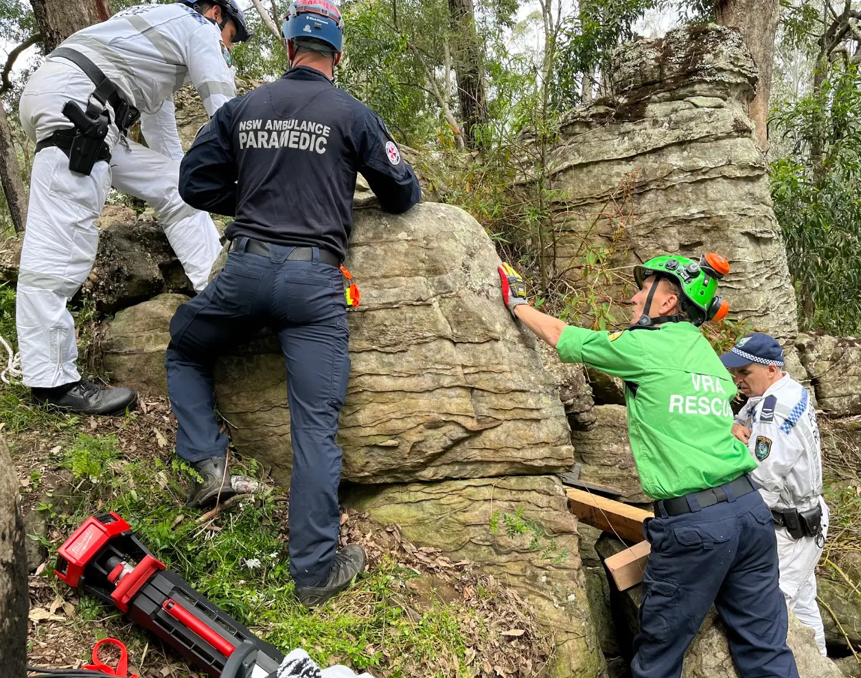 The rescue required multiple emergency departments (NSW Ambulance)