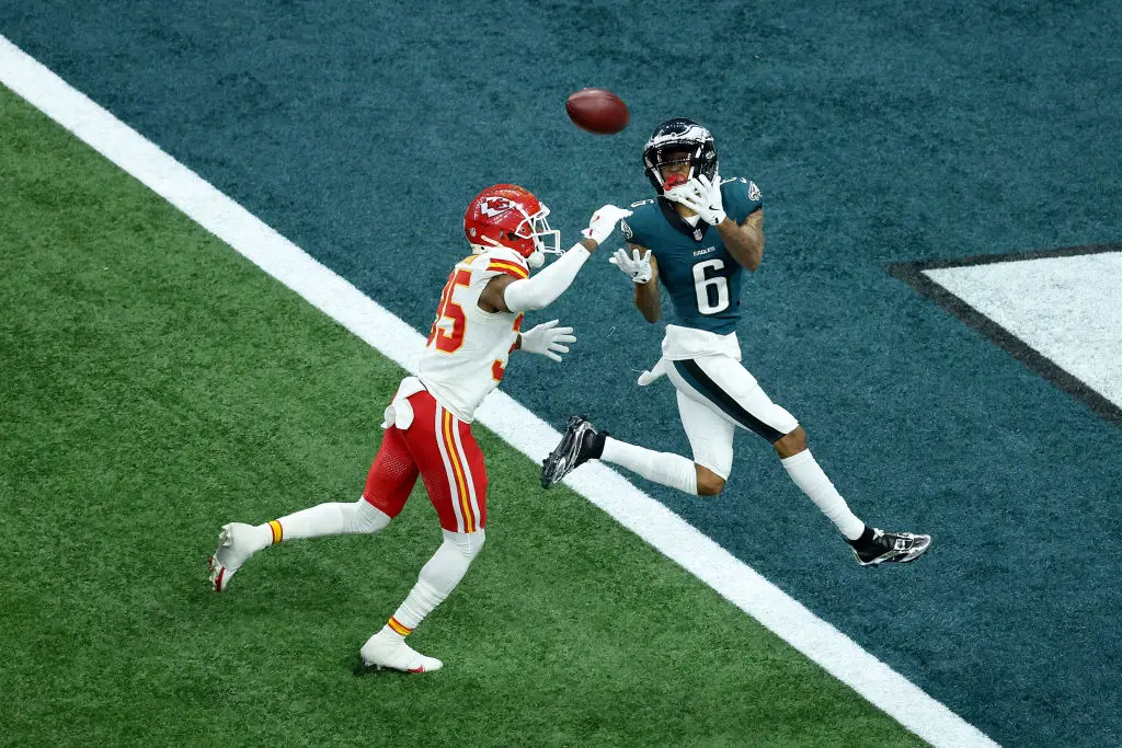 The Eagles beat the Chiefs at Super Bowl LIX (Patrick Smith/Getty Images)
