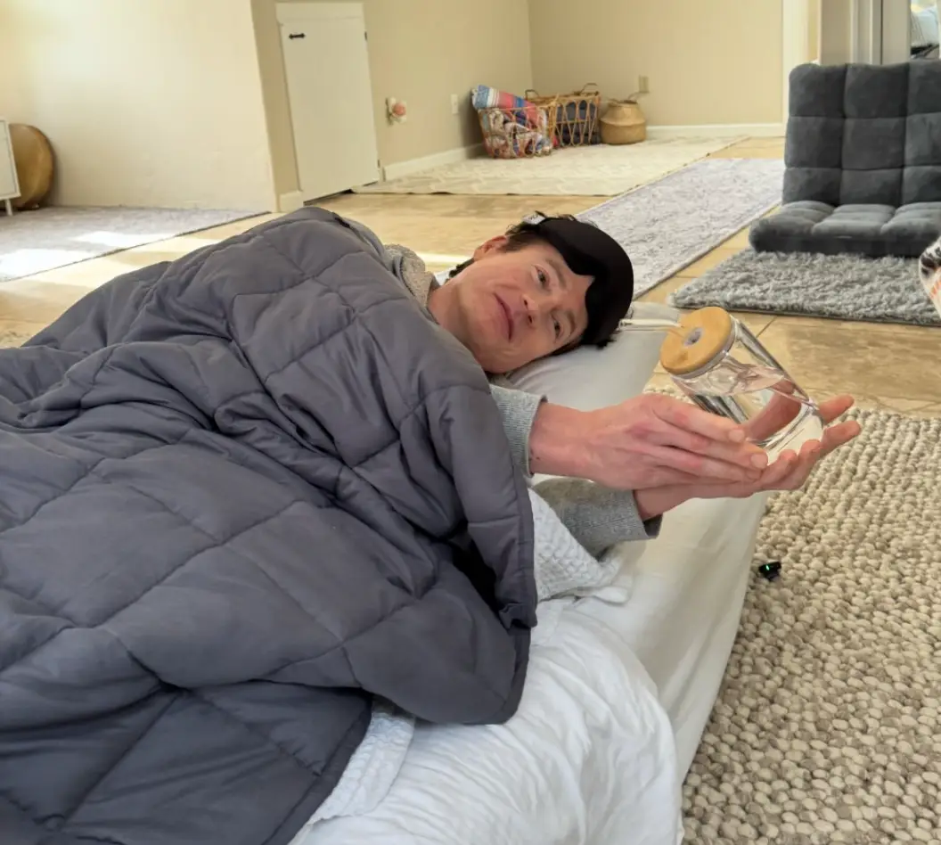 Johnson apparently became fixated on a cup (@‌bryan_johnson/Twitter)