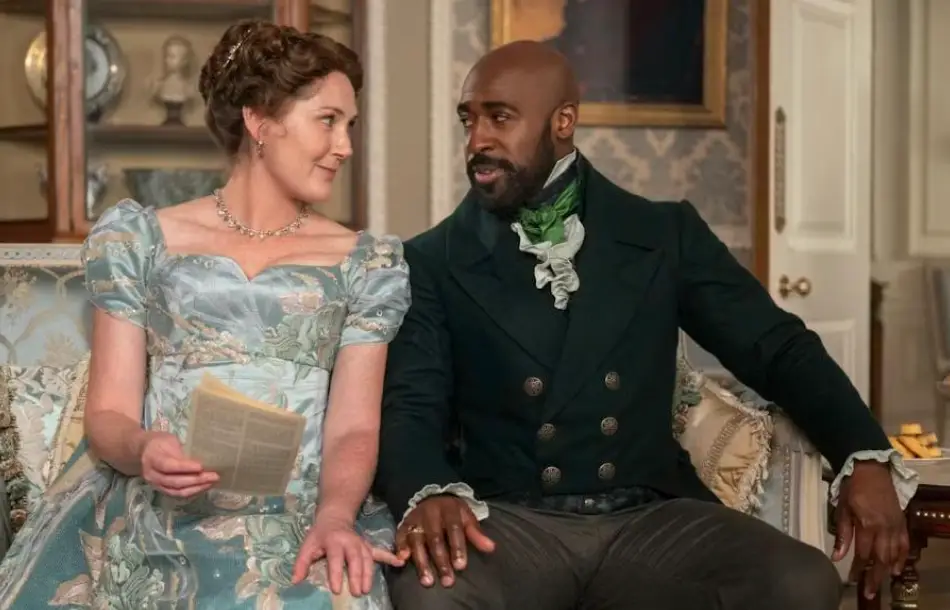 Season four of Bridgerton sees Violet and Marcus' relationship move to the next level (Netflix)