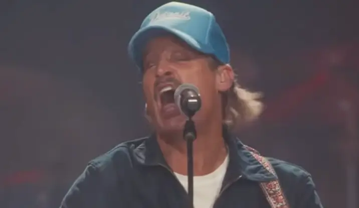 At least one user praised his alleged lip-syncing job as 'great' (YouTube/ Turning Point USA)