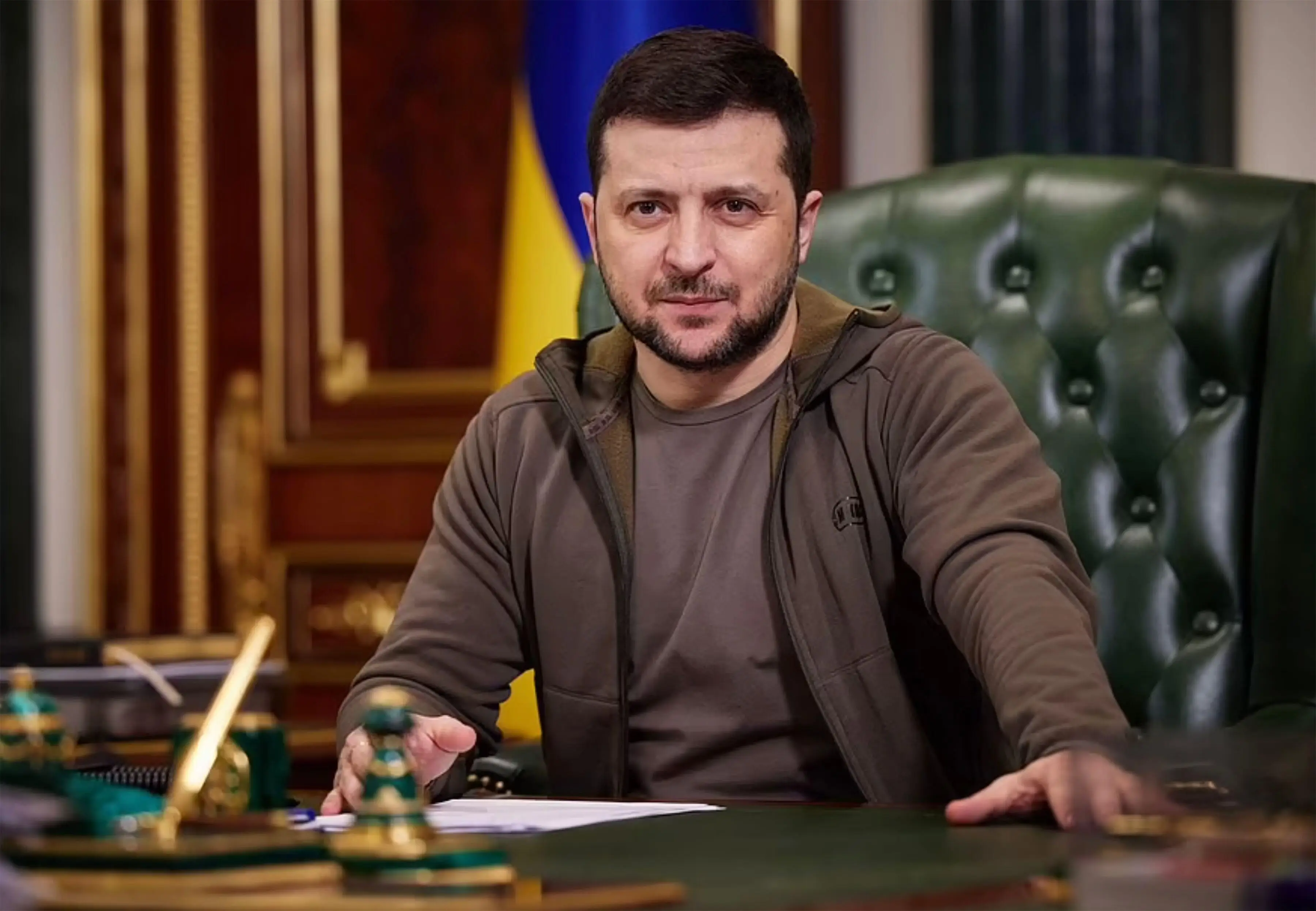 Ukrainian president Volodymyr Zelenskyy.