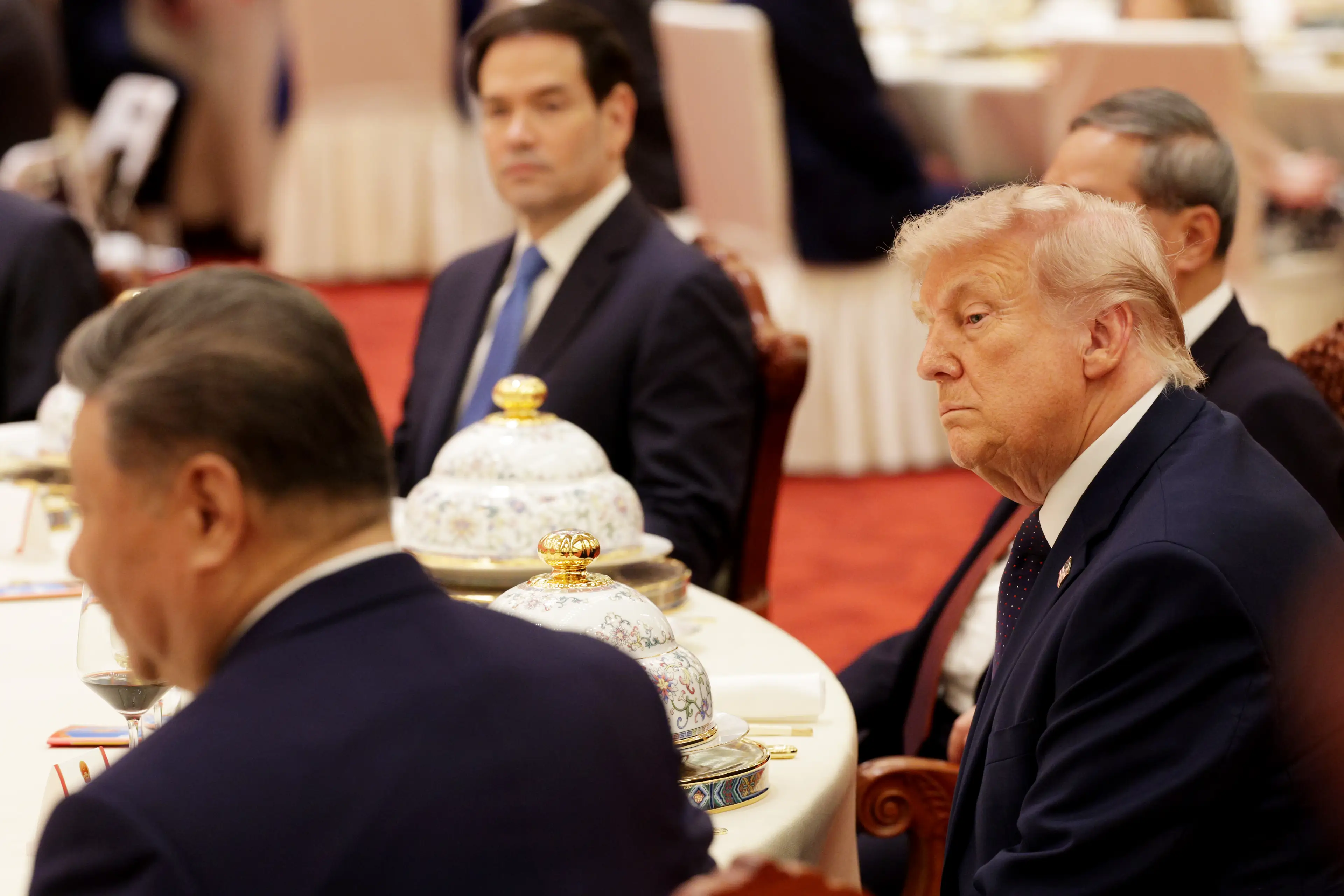 President Trump was served an understated but perfectly executed meal (Alex Wong/Getty Images)