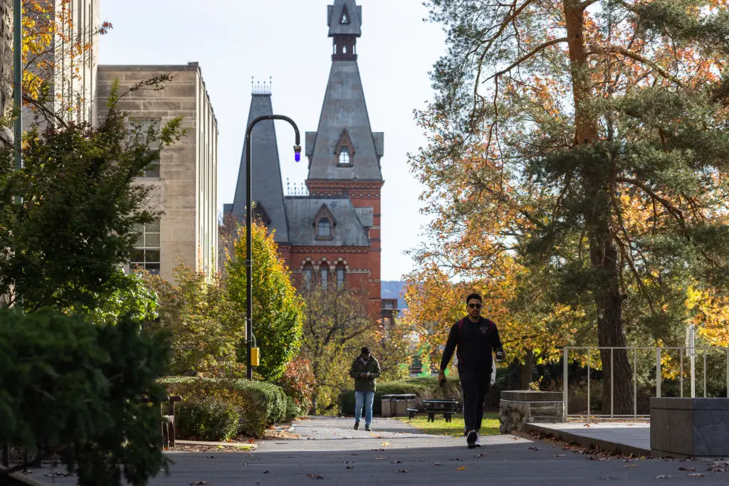 Jane Doe has filed a civil lawsuit against numerous fraternity members, Cornell University, and others (Matt Burkhartt/Getty Images)