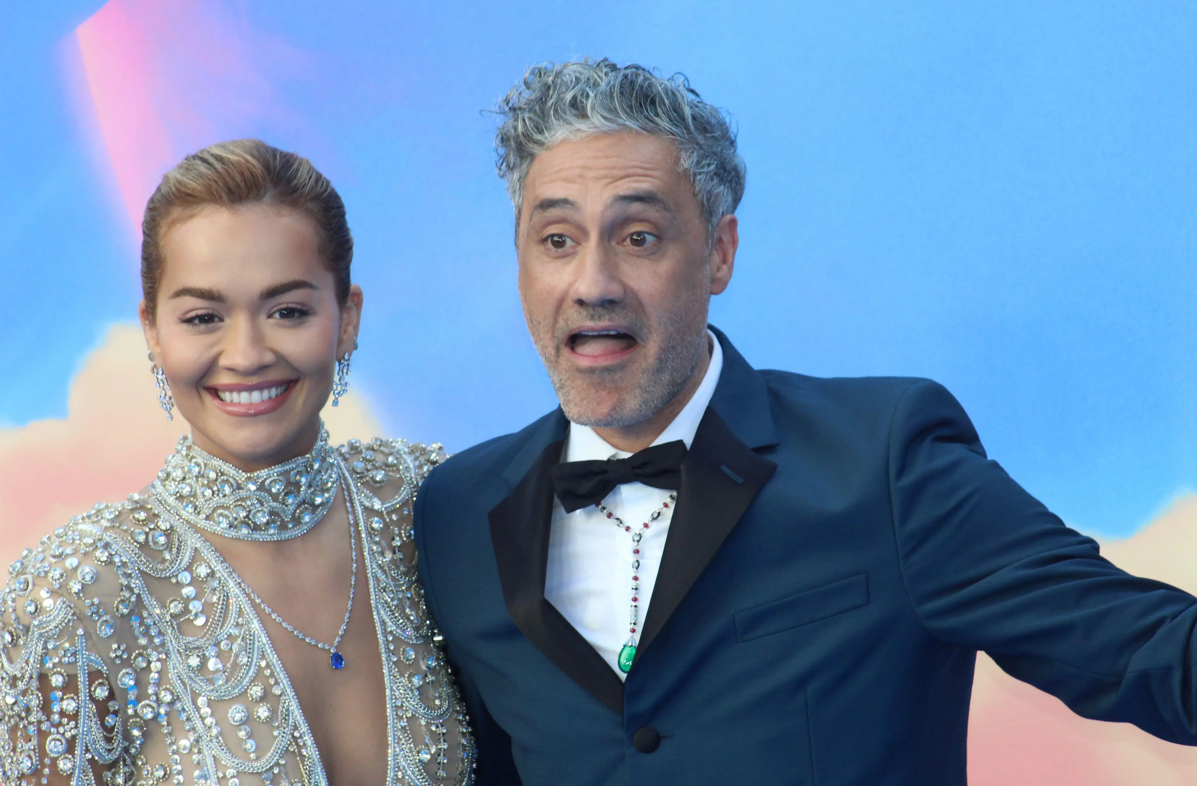 Taika and Rita at the Thor: Love and Thunder premiere.