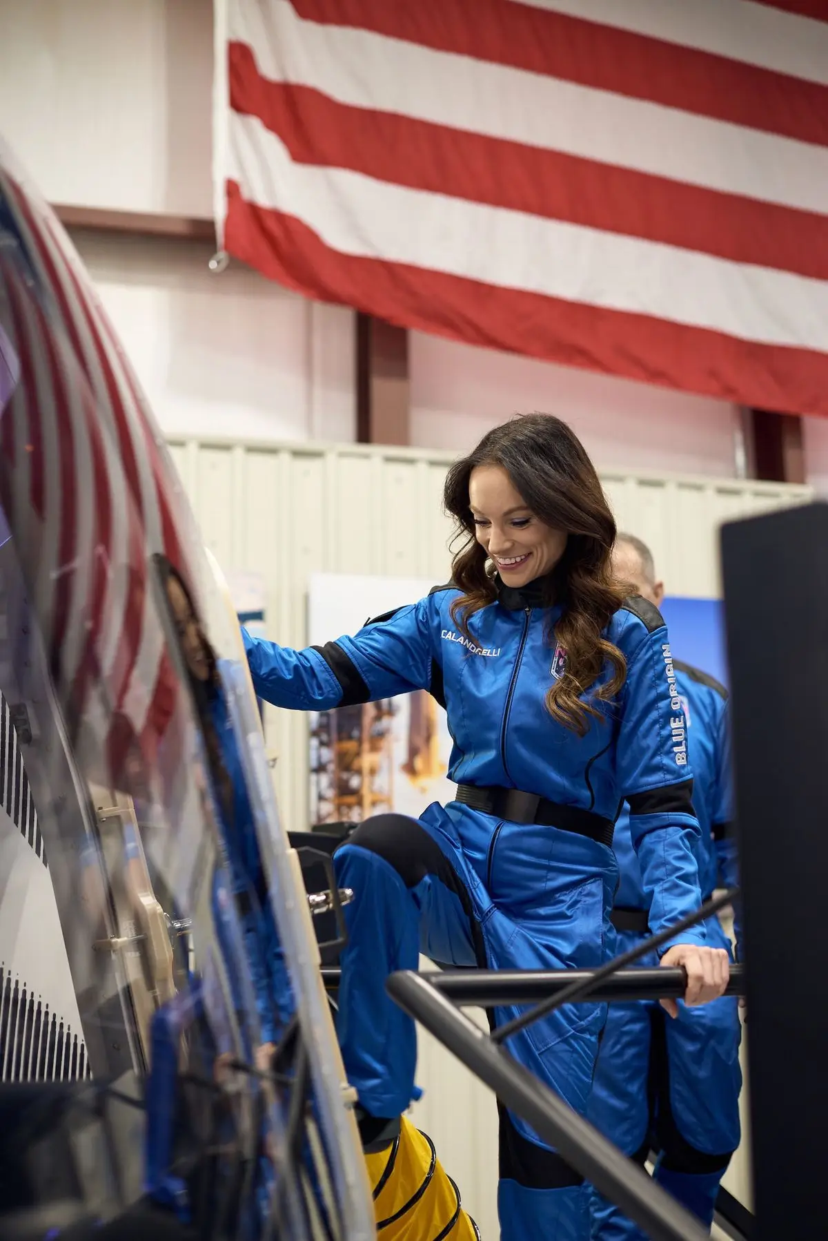 Emily Calandrelli became the 100th woman to go to space (Blue Origin/Instagram)
