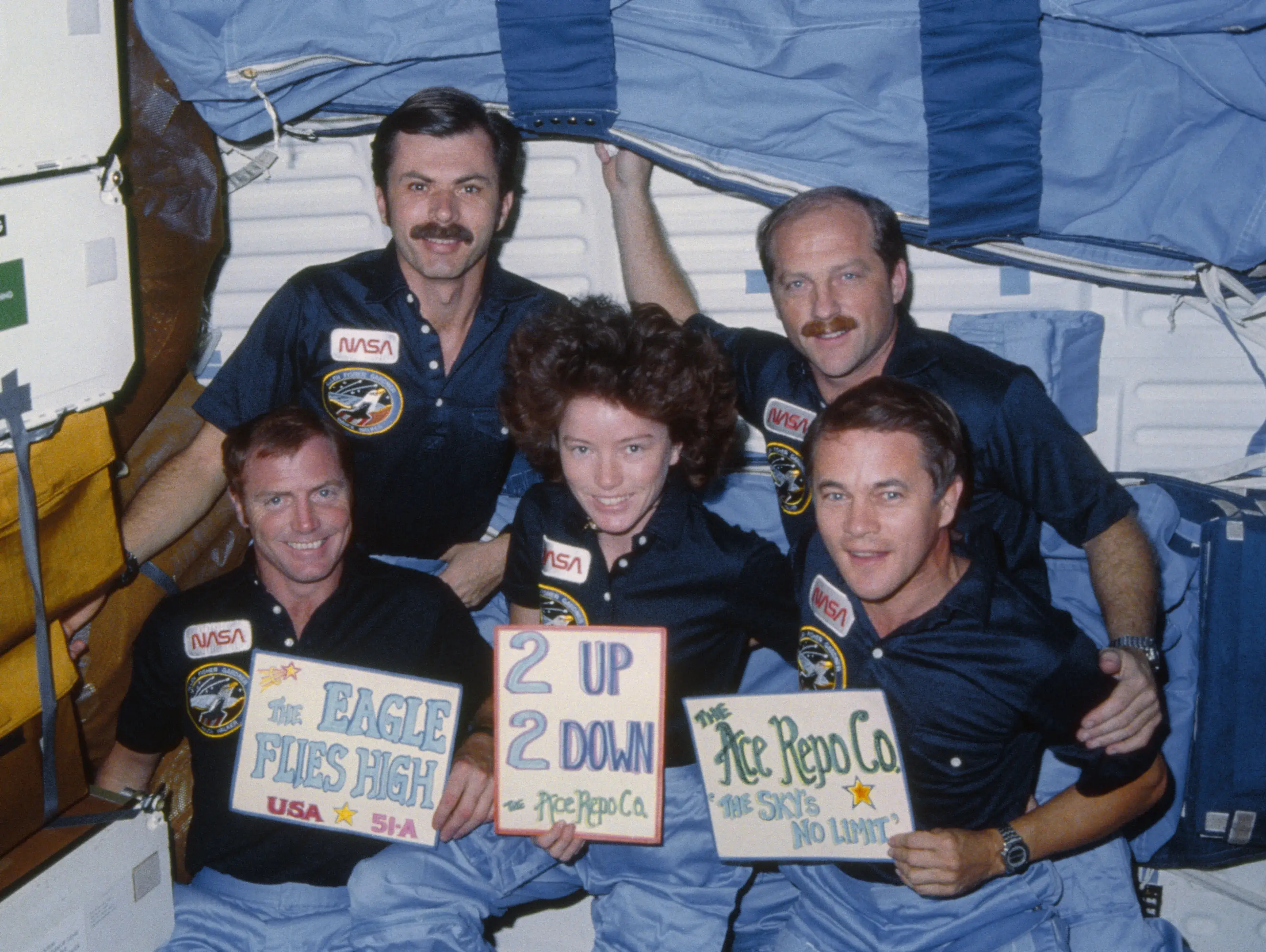 The STS-51A crew (NASA)