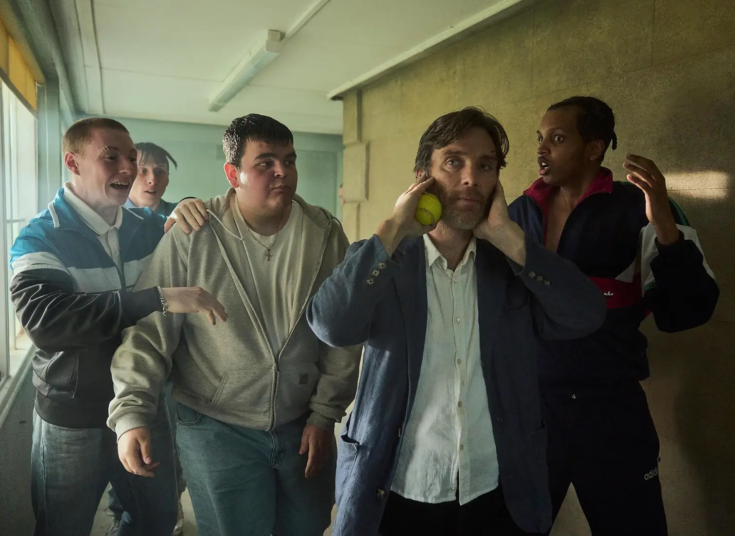 Cillian Murphy portrays a headteacher struggling with his mental health and a rambunctious group of students (Netflix)