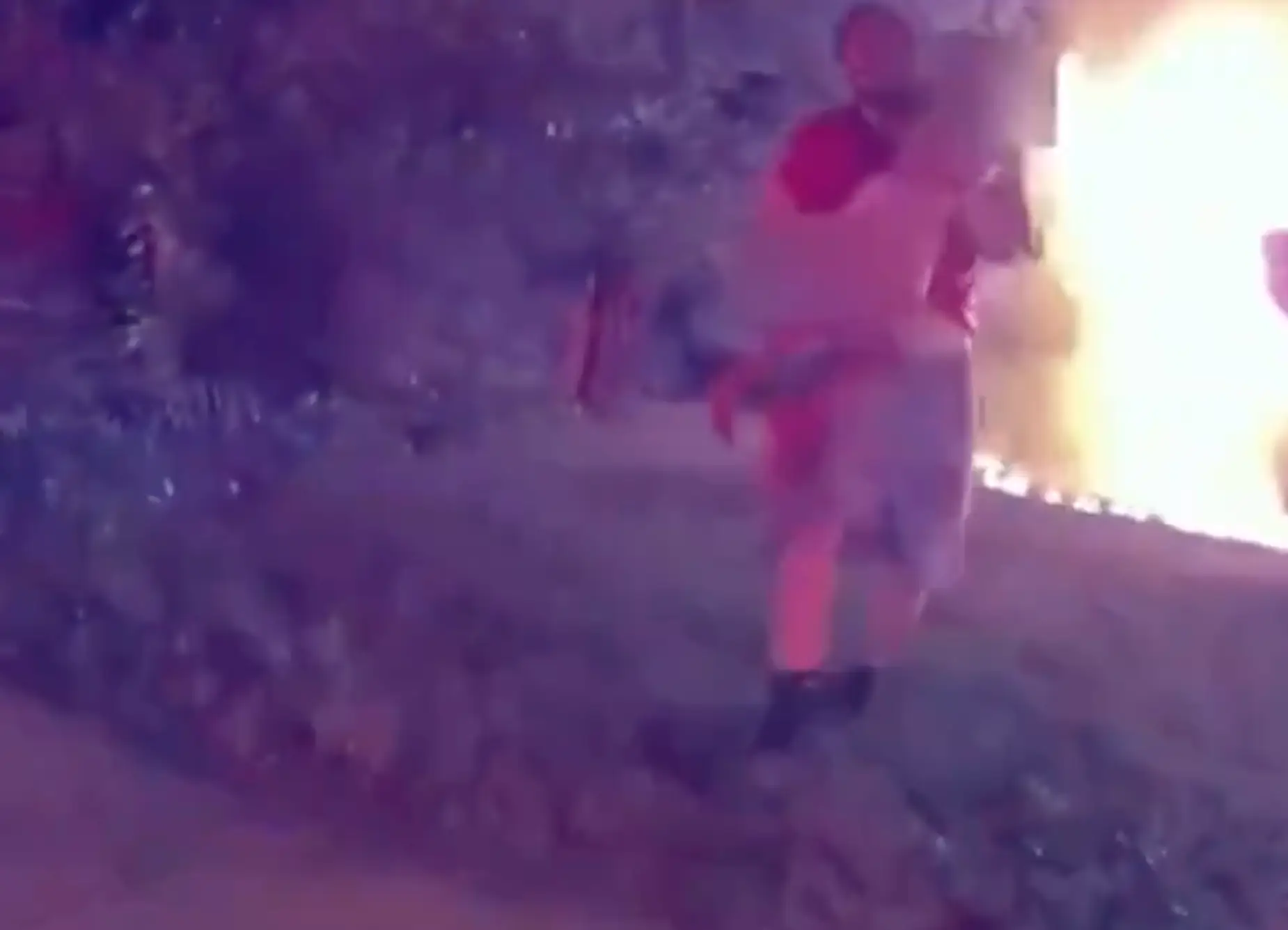 Nick Bostic rescued four children after seeing a house in flames (Indiana Police Department) 