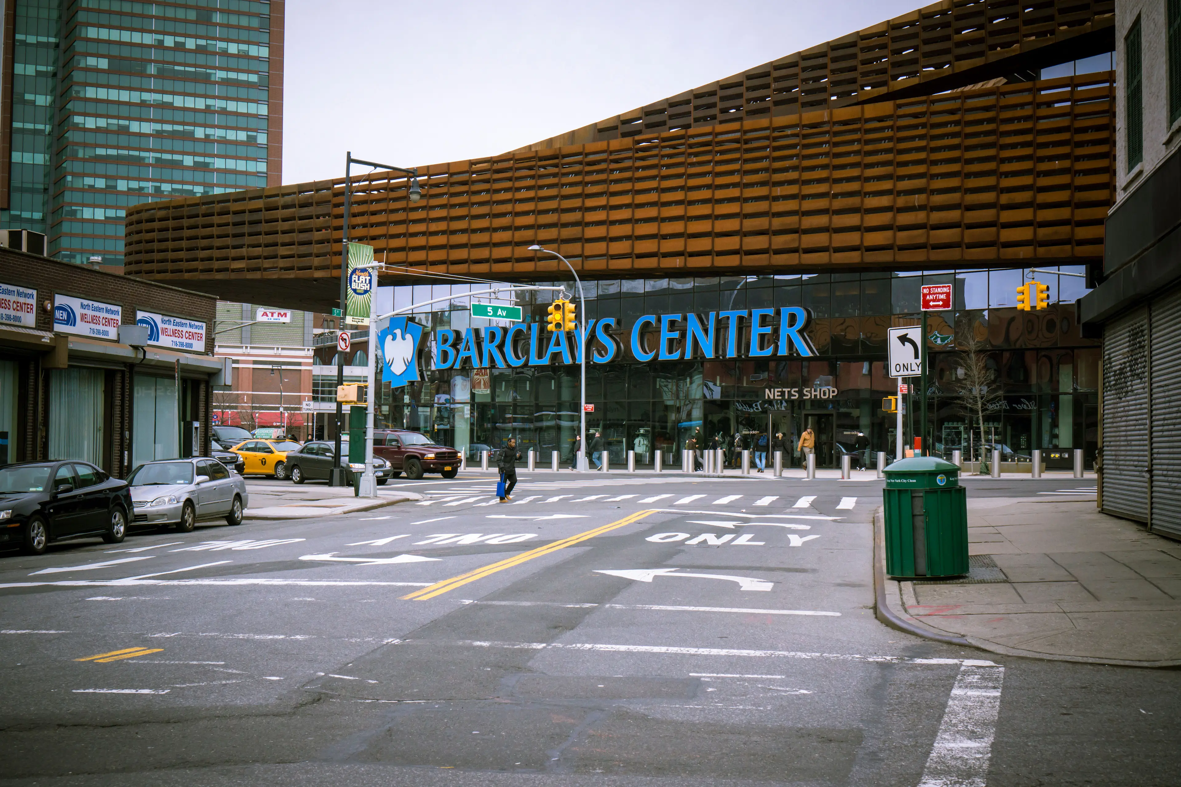 There were false rumours of an active shooter at the Barclays Center.