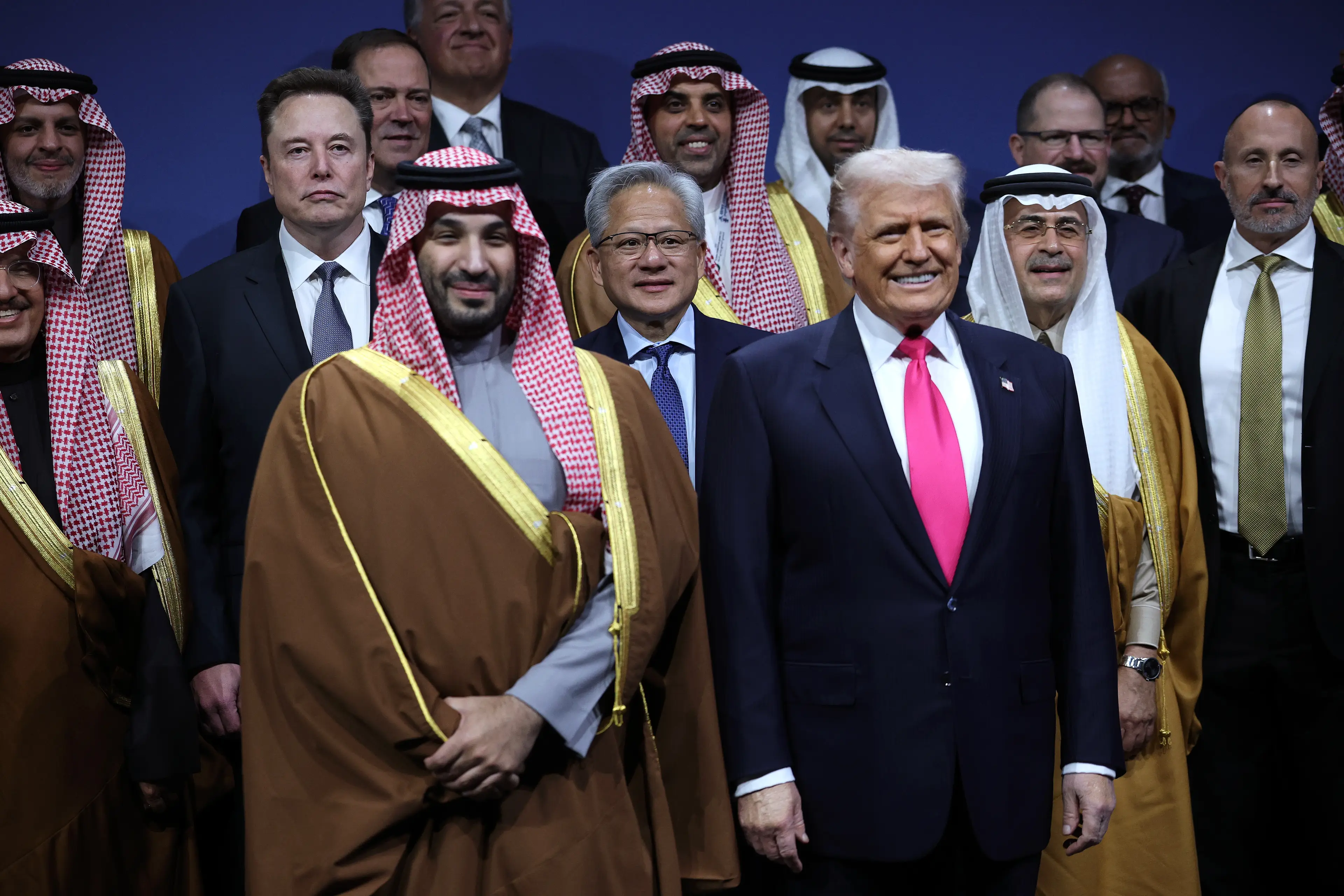 Musk was in attendance at an event with Trump for the second day in a row (Win McNamee/Getty Images)