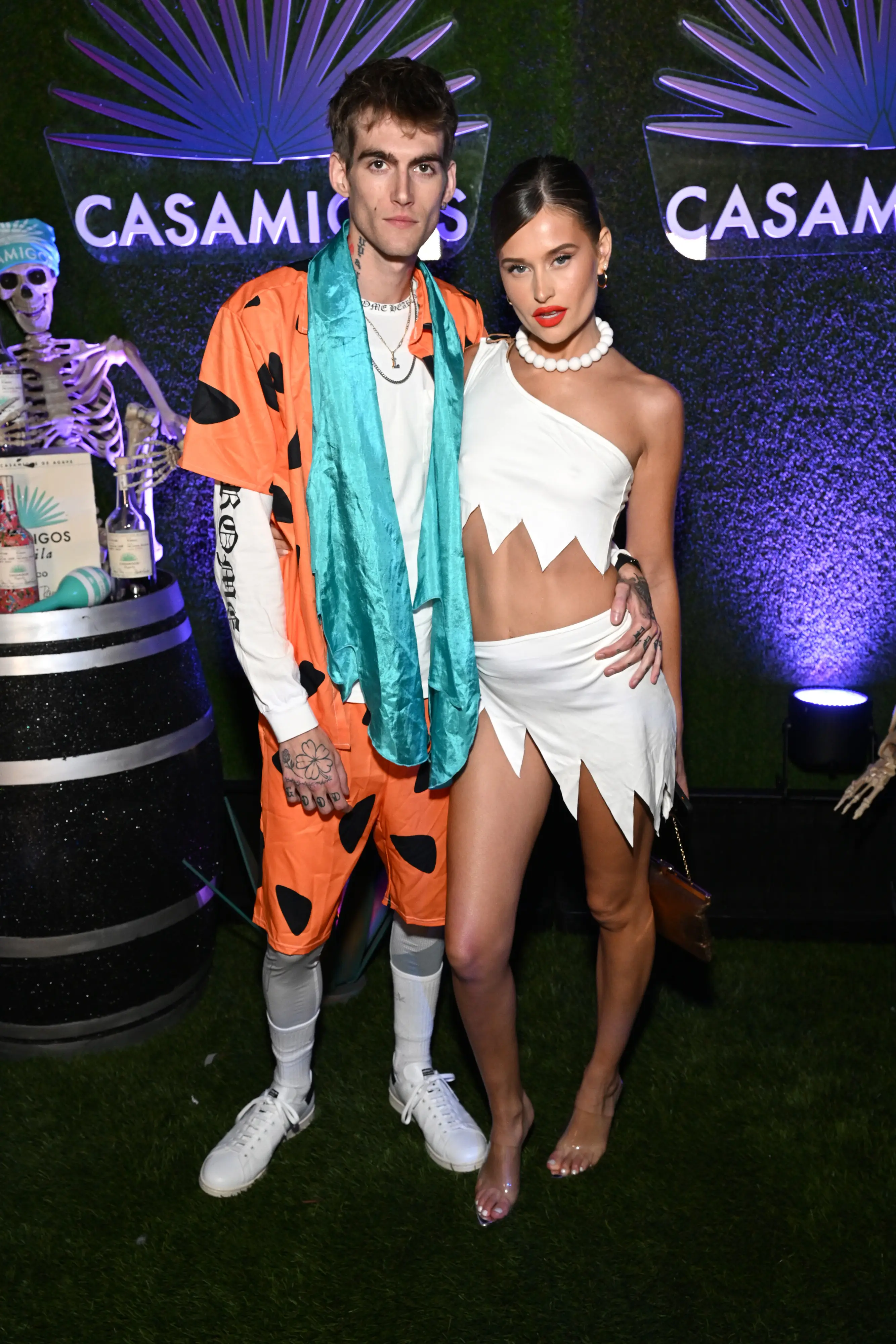 Presley Gerber and Lexi Wood pictured in October 2022 (Michael Kovac/Getty Images for Casamigos)