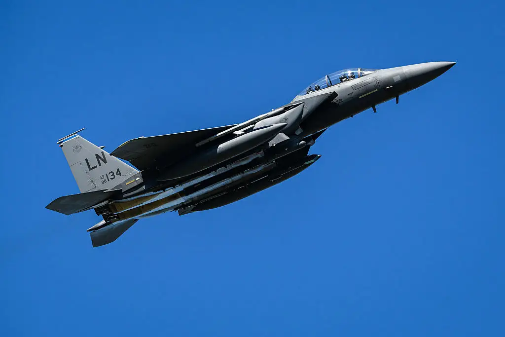 The pilots were in a $30,000,000 F-15e Strike Eagle when they were shot down (Leon Neal/Getty Images)