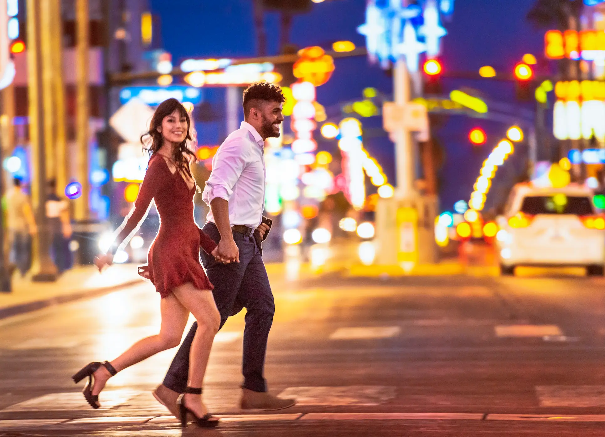 The ordinance covers pedestrian bridges and up to 20 feet surrounding the infamous Las Vegas strip.