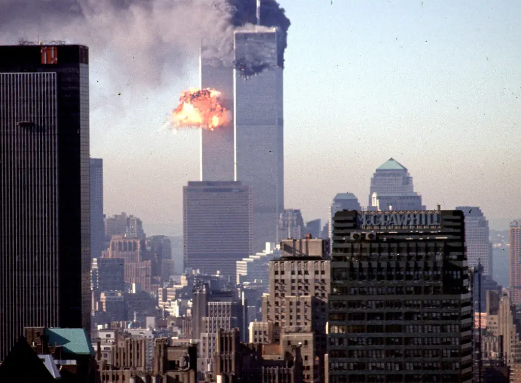 The September 11 attacks killed 2,977 people and are considered the deadliest terrorist attack in modern history. (Photo by SETH MCALLISTER/AFP via Getty Images)