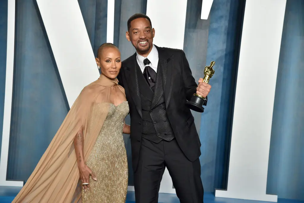 Will and his wife, Jada, before the iconic Oscars moment (Lionel Hahn/Getty Images)