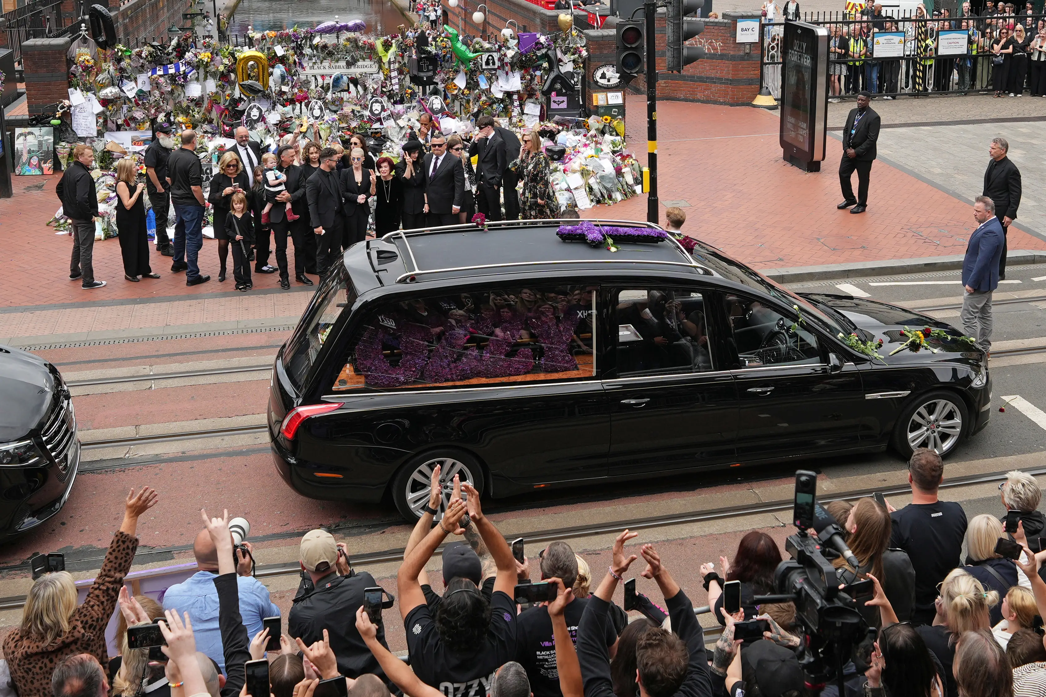Aimee joined the procession last week (Christopher Furlong/Getty Images)