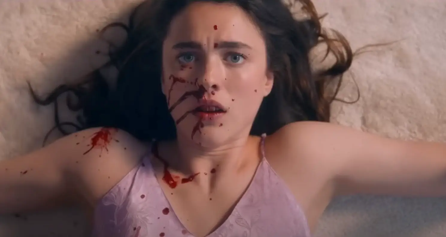 Margaret Qualley plays Sue in the film (Mubi)