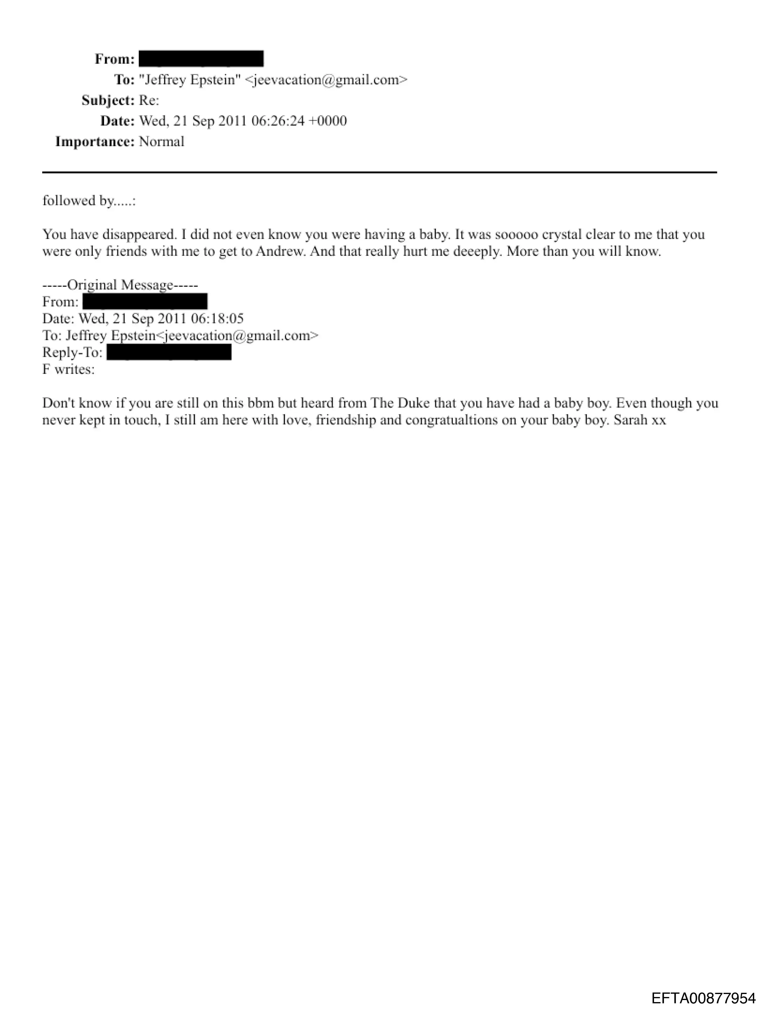 The document in question (Department of Justice)